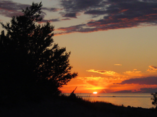 Sunset over Lake Gogebic