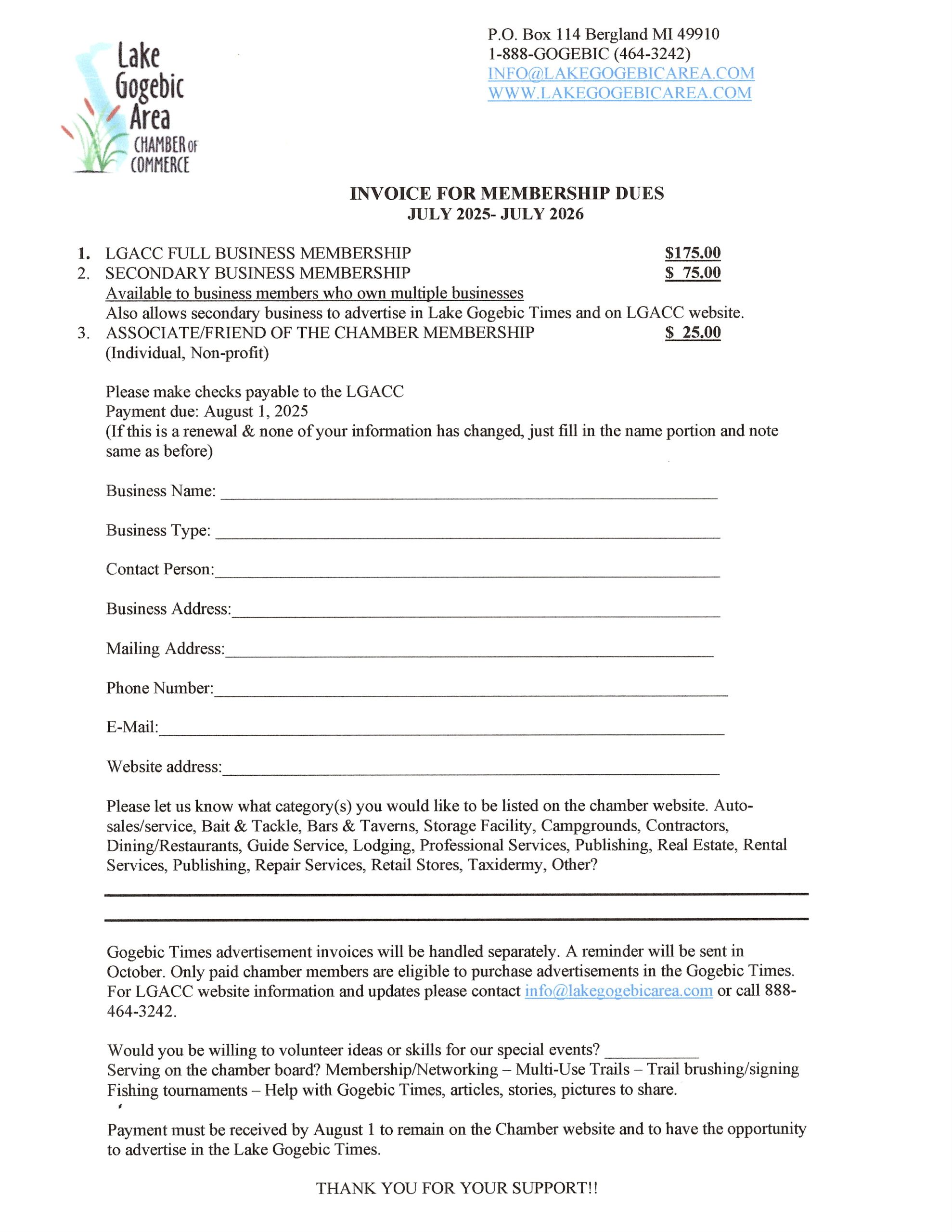 Membership Application